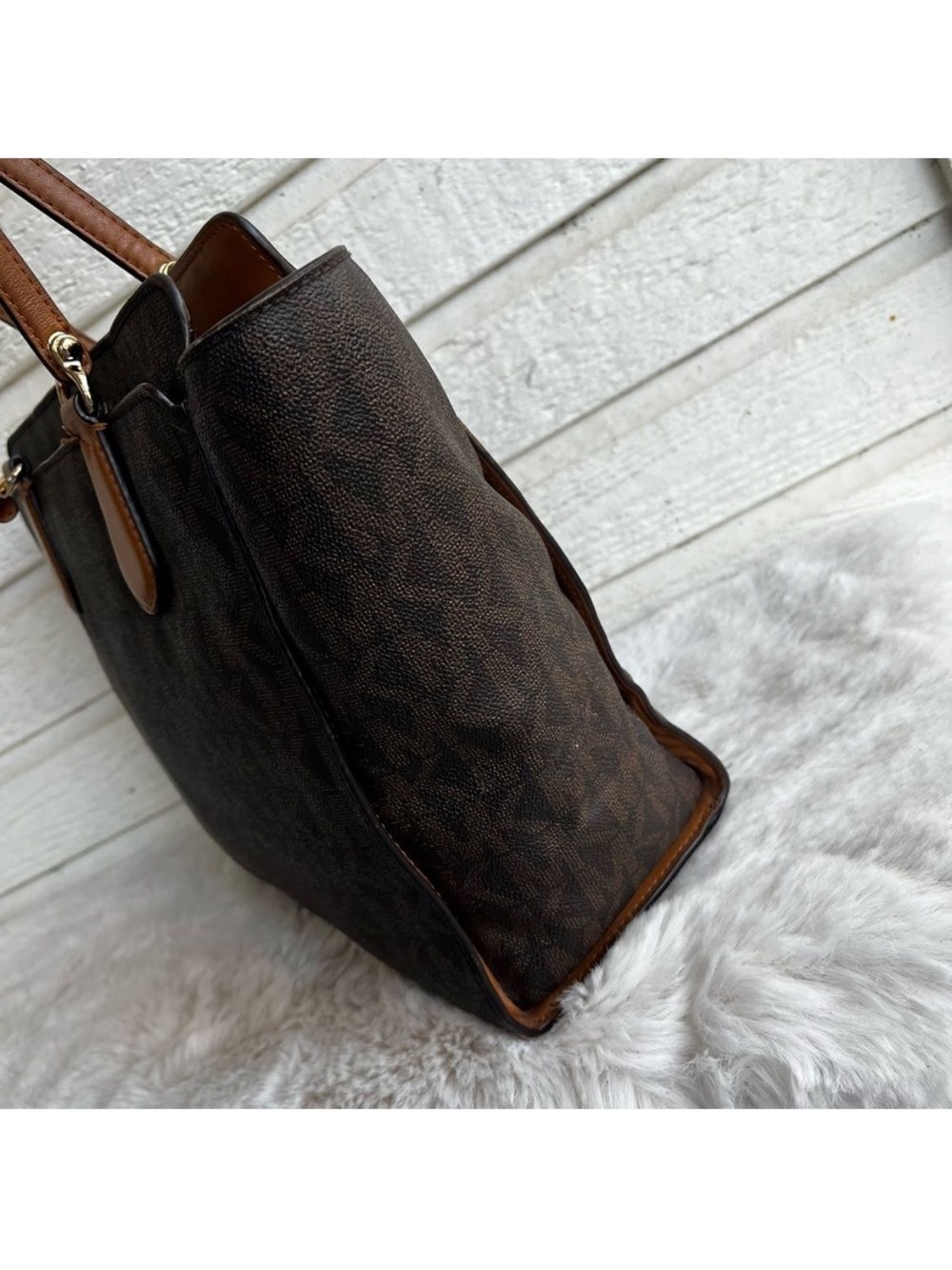 MICHAEL KORS Signature Marilyn Sheila Taryn Dee Dee Tote laptop Work Bag - Picture 4 of 9